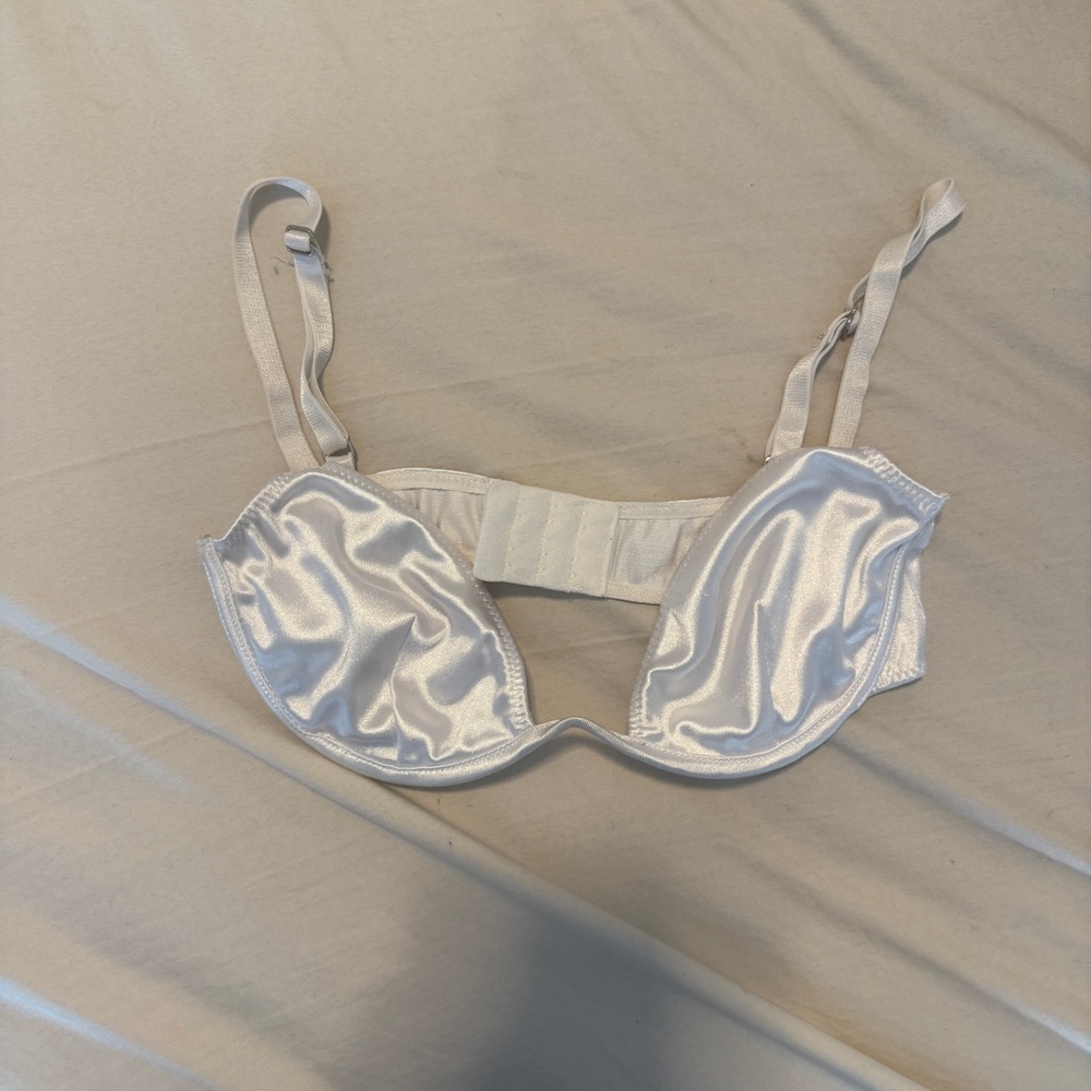 Princess Polly White Bra with Adjustable Straps